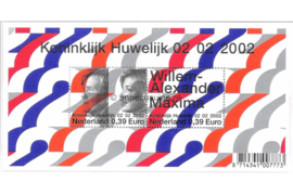 Nederland NVPH 2046 Gestempeld/Gelopen Blok Koninklijk Huwelijk 02-02-2002 2002