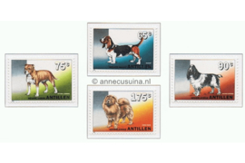 Nederlandse Antillen NVPH 1048-1051 Gestempeld Honden 1994
