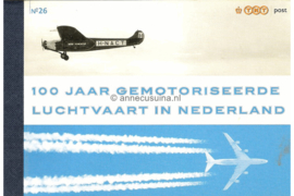 Nederland NVPH PR26 Postfris Prestigeboekje 100 jaar gemotoriseerde luchtvaart in Nederland 2009