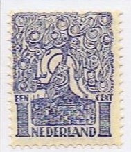 Koopjeshoek! NVPH 110 Ongebruikt ZONDER GOM (1 cent) Diverse voorstellingen 1923