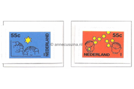 Nederland NVPH 1662-1663 Postfris Kerstzegels 1995