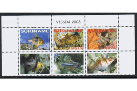 Republiek Suriname Zonnebloem 1511-1513 BP Postfris Vissen 2008