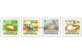 Indonesië Zonnebloem 668-671 Postfris Ter gelegenheid van de 12e Sociale Dag met toeslag ten bate van sociale instellingen 1969