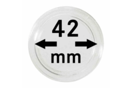 Hagelnieuw & Afgeprijsd! Lindner Muntcapsules 42 mm per 10 Stuks (Lindner 2250042P)