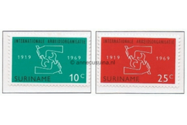 Suriname NVPH 520-521 Postfris 50 jaar I.A.O.