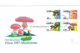 Nederlandse Antillen NVPH E280 Onbeschreven 1e Dag-enveloppe Paddenstoelen 1997