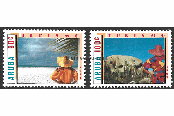Aruba NVPH 28-29 Postfris Toerisme 1987