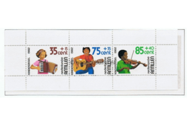 Nederlandse Antillen NVPH 730 Postfris Blok Kinderzegels , muziek 1982