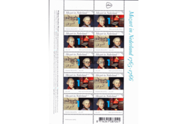 Nederland NVPH V3414-3415 Postfris Velletje Mozart in Nederland; Vel 10 x 1 2016