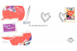 Nederland NVPH E565 Onbeschreven 1e Dag-enveloppe Persoonlijke postzegel (1) 80 jaar N.V.P.H. 2008
