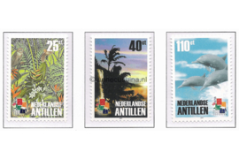 Nederlandse Antillen NVPH 1338-1340 Postfris Postzegeltentoonstelling Hong Kong 2001 2001