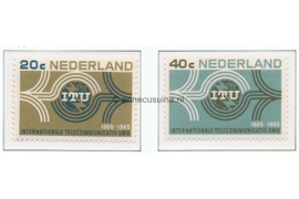 Nederland NVPH 840-841 Postfris 100 jaar I.T.U. 1965
