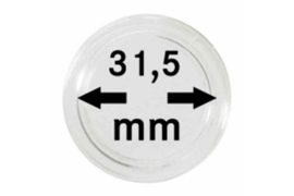 Hagelnieuw & Afgeprijsd! Lindner Muntcapsules 31,5 mm per 10 Stuks (Lindner 2250315P)