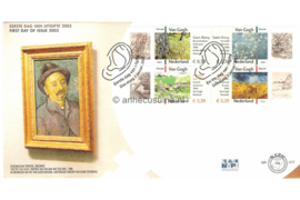 Nederland NVPH E477 Onbeschreven 1e Dag-enveloppe Vincent van Gogh op 2 enveloppen 2003