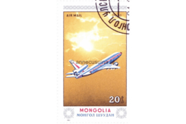 Mongolië Michel 1626 Gestempeld Vliegtuigen 1984