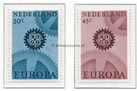 Nederland Nederland NVPH 882-883 Postfris Europa-CEPT 1967