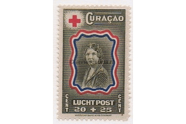 Curaçao NVPH LP47 Ongebruikt (20+25 cent) Rode Kruis. Prinses Juliana 1944
