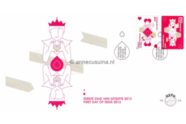 Nederland NVPH E676 Onbeschreven 1e Dag-enveloppe Wereld Bloeddonordag 2013