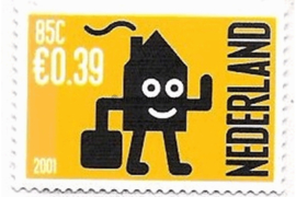 Nederland NVPH 1988 Gestempeld/Gelopen (0,39/0,85) Verhuiszegel in dubbele waarde 2001