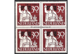 Nederland NVPH 810 Postfris (30 cent) (Blokje van vier) 150 jaar Onafhankelijkheid 1963