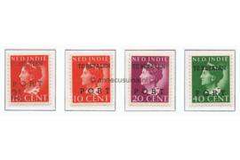 Nederlands-Indië Nederlands Indië NVPH P49-P52 Ongebruikt Hulpportzegels