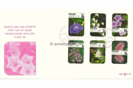 Nederlandse Antillen (SE-serie) NVPH E179 (E179S met nr. E177) Onbeschreven 1e Dag-enveloppe Flora 1985