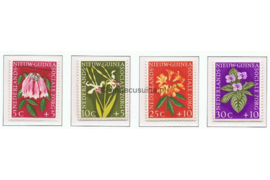 Nederlands Nieuw Guinea NVPH 57-60 Postfris Sociale Zorg Bloemen 1959