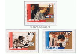 Nederlandse Antillen NVPH 1017-1019 Postfris Koperen regeringsjubileum en bezoek Ned. Antillen 1992