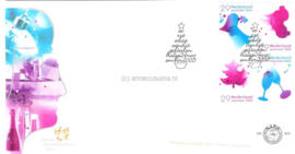 Nederland NVPH E523 Onbeschreven 1e Dag-enveloppe Decemberzegels op 2 enveloppen 2005