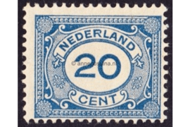 Nederland NVPH 109 Ongebruikt (20 cent) Cijfer (Vürtheim) 1921-1922