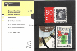 Nederland NVPH M132 (PZM132) Postfris Postzegelmapje Gecombineerde uitgifte 1995