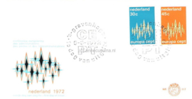 Nederland NVPH E117 Onbeschreven 1e Dag-enveloppe Europa 1972