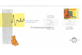 Nederland NVPH E297 Onbeschreven 1e Dag-enveloppe Kindergeneeskunde 1992