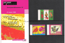 Nederland NVPH M148 (PZM148) Postfris Postzegelmapje Natuur en Milieu 1996