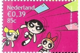 Nederland NVPH 1998 Gestempeld (0,39 euro/85 cent) Zegels uit postzegelboekje "Vijf maal Cartoons" (PB72) in dubbele waarde 2001