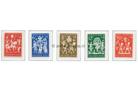 Nederland NVPH 759-763 Postfris Kinderzegels 1961 folklore