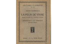 La peur de vivre - Henry Bordeaux