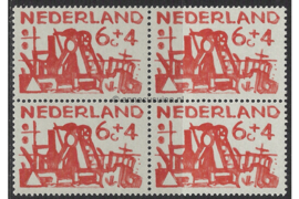 Nederland NVPH 723 Postfris (6+4 cent) (Blokje van vier) Zomerzegels 1959