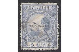 NVPH 7  Gestempeld FOTOLEVERING (5 cent) 3e emissie Koning Willem III