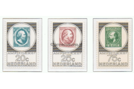 Nederland NVPH 886-888 Gestempeld Postzegeltentoonstelling Amphilex '67 1967