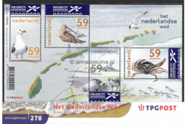 Nederland NVPH M278 (PZM278) Postfris Postzegelmapje Het Nederlandse Wad (2171) 2003