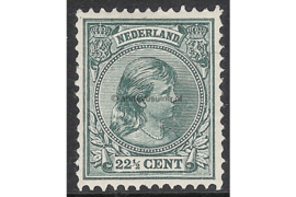 Nederland NVPH 41 Gestempeld (22 1/2 cent) Prinses Wilhelmina (hangend haar) 1891-1894