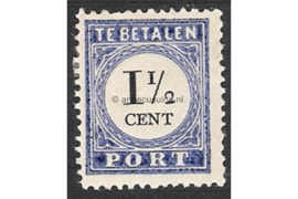 Nederland NVPH P15a Type III Postfris (1 1/2 cent) Cijfer en waarde zwart 1894-1895