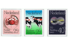 Nederland NVPH 1052-1054 Postfris Gelegenheidszegels 1974