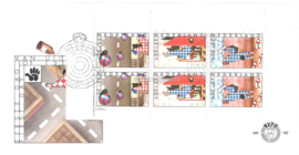 Nederland NVPH E162a Onbeschreven 1e Dag-enveloppe Blok Kinderzegels 1977