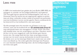 Nederland NVPH M389b (PZM389b) Postfris Postzegelmapje Lees mee (100 jaar Braille) 2009