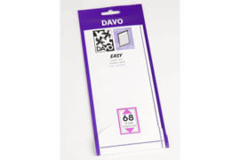 Hagelnieuw & Afgeprijsd! DAVO Easy stroken zwart Z68 (215 x 72) 10 stuks