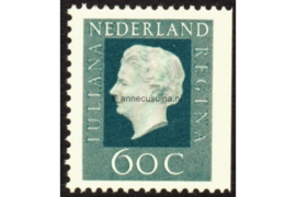 Nederland NVPH 947K Gestempeld Rechterzijde ongetand (60 cent) Koningin Juliana ('Regina') 1980