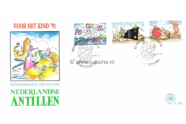 Nederlandse Antillen NVPH E232 Onbeschreven 1e Dag-enveloppe Kinderzegels 1991