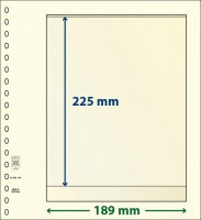 Hagelnieuw & Afgeprijsd! Lindner T-Blanco blad met 1 strook (Lindner 802104P) (per 10 stuks)